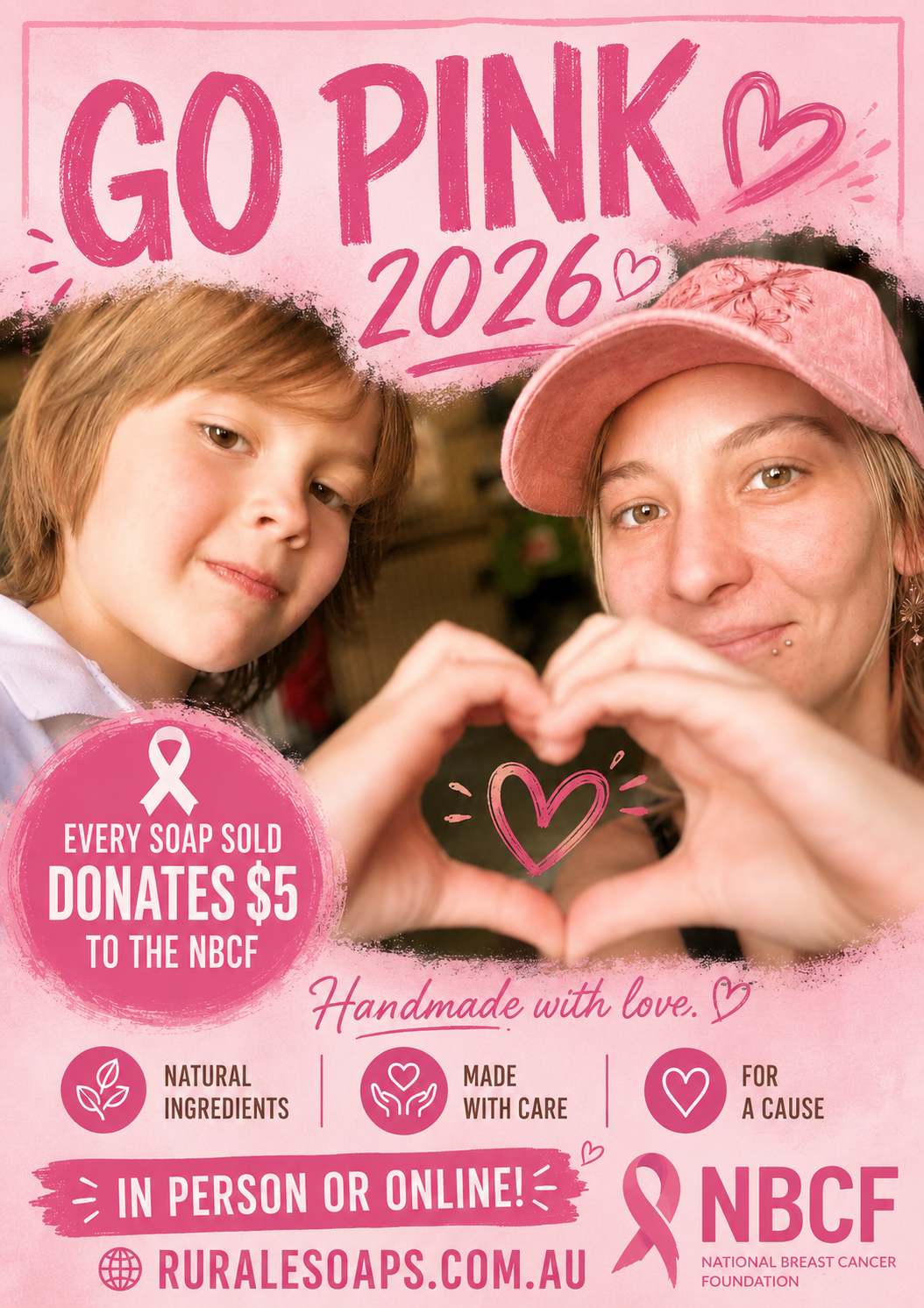Go Pink 2026 | Handmade Soap